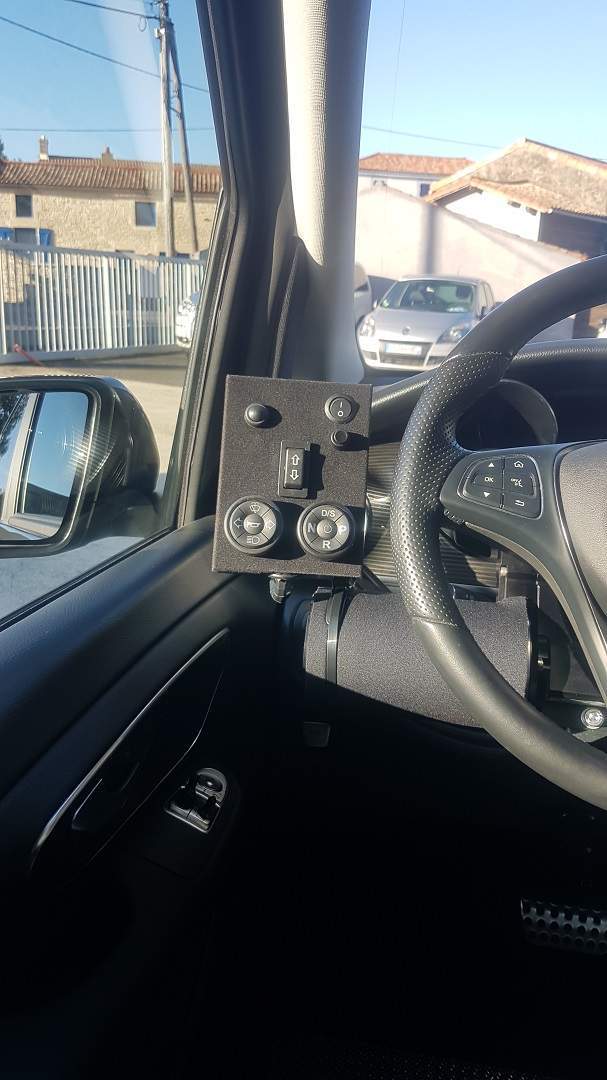 Système de commande d'un véhicule pour PMR Surin