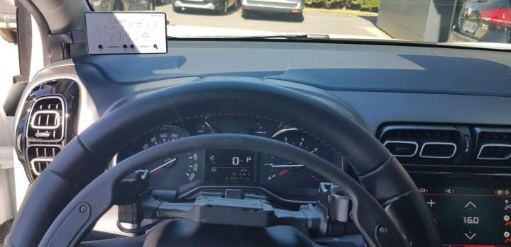 Visualisation des fonctions utilisées d'une voiture pour PMR Surin